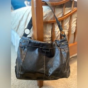 Fossil Black Hobo Bag